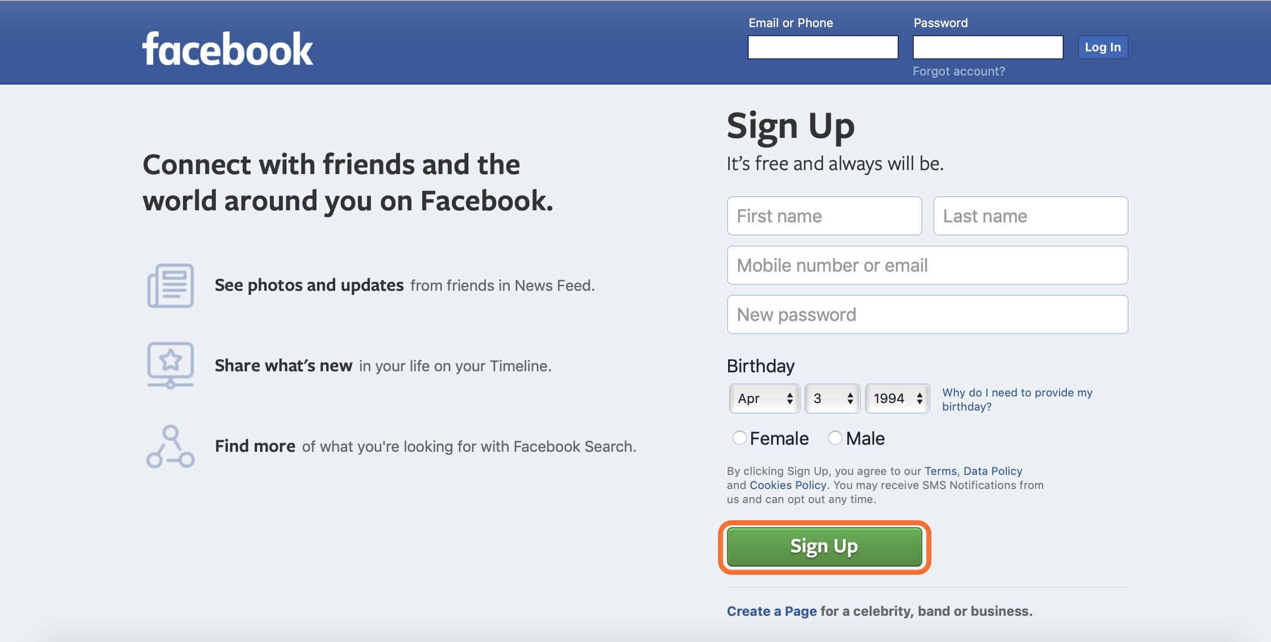 sign-up-facebook-account